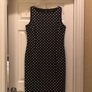 Lauren black and white dress